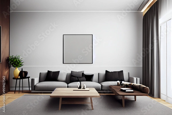 Fototapeta contemporary Livingroom interior