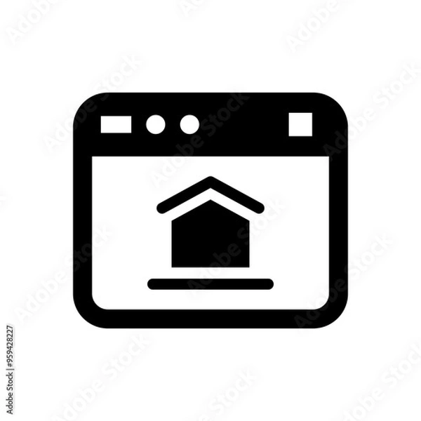 Obraz Website homepage icon