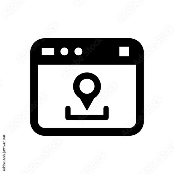 Obraz Site map icon