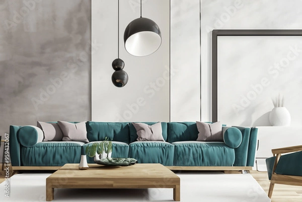 Fototapeta contemporary Livingroom interior