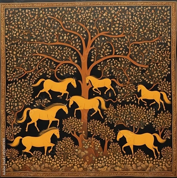 Fototapeta pattern with animals