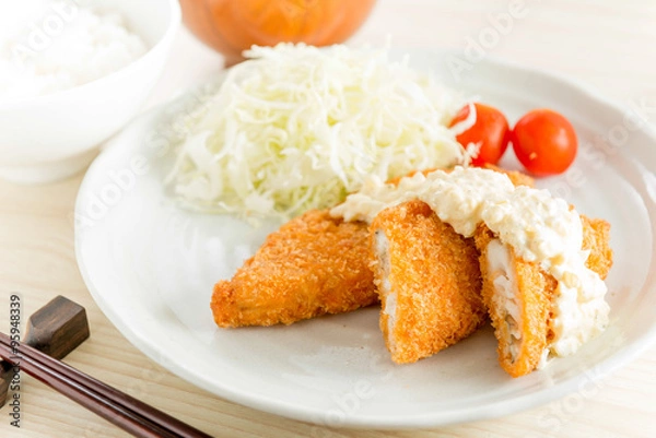 Fototapeta 白身魚のフライ