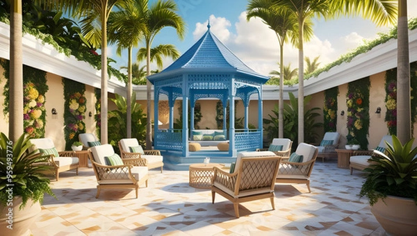 Obraz Backyard Garden Chairs