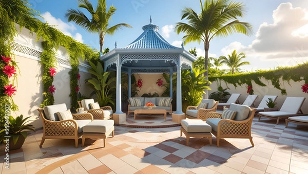 Obraz Backyard Garden Chairs