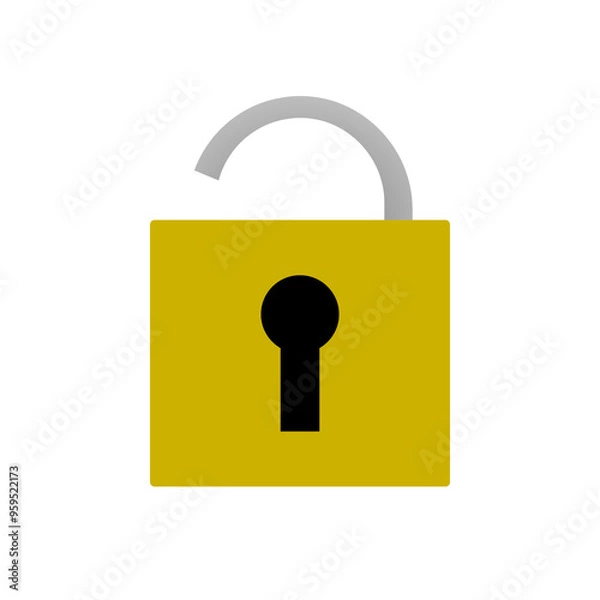 Obraz Open padlock