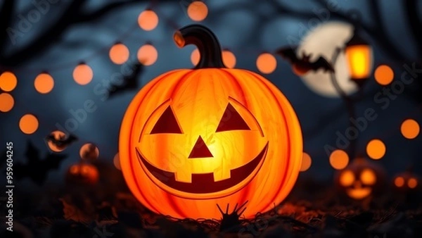 Obraz halloween jack o lantern