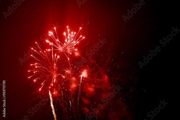 Fototapeta fireworks in the sky