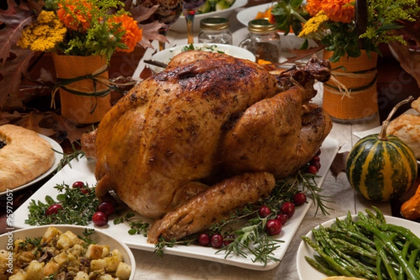 Obraz Rustic Thankgiving Dinner