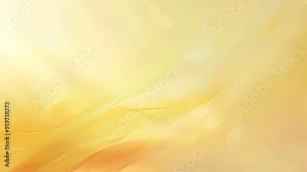 Fototapeta Pastel yellow soft gradient blur background