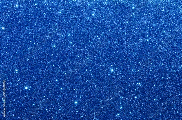 Obraz Blue glitter paper texture
