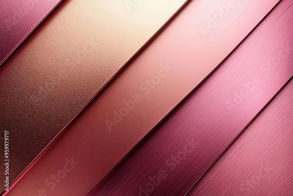 Fototapeta luxurious rose gold gradient background smooth transition from deep copper to pale pink soft metallic sheen with subtle light reflections elegant and modern aesthetic for highend designs