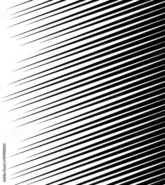 Obraz black and white stripes