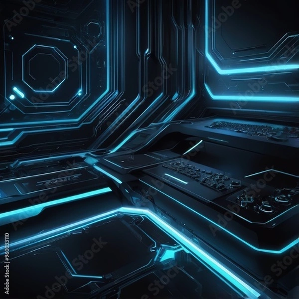 Fototapeta techno background