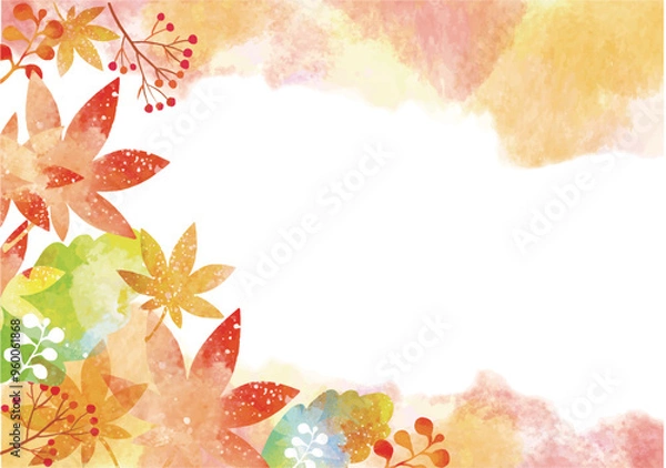 Obraz 秋の紅葉背景