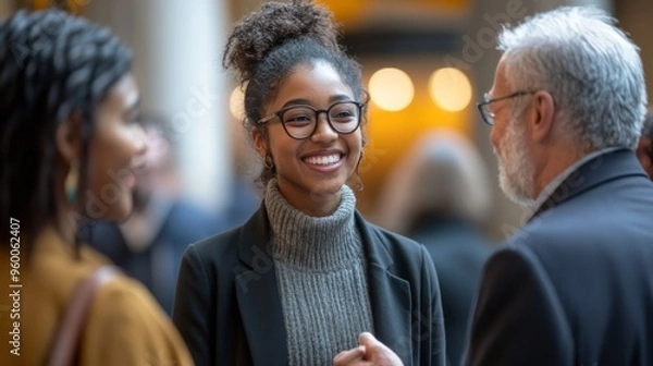 Obraz Young Professional Networking Event