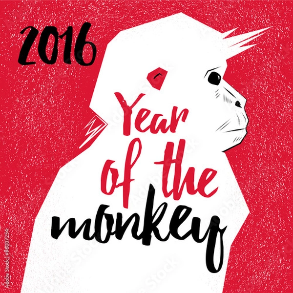 Fototapeta Chinese New Year Monkeys