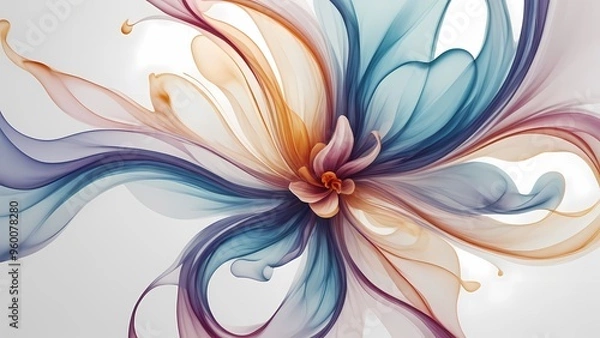 Obraz abstract background with flowers