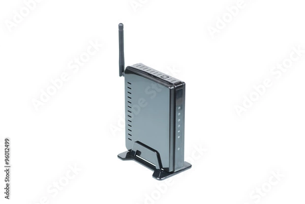 Fototapeta Black Wireless Router