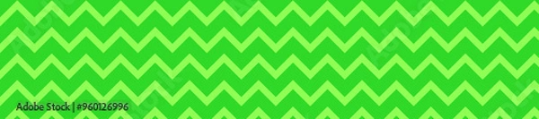 Fototapeta green zig zag seamless pattern background