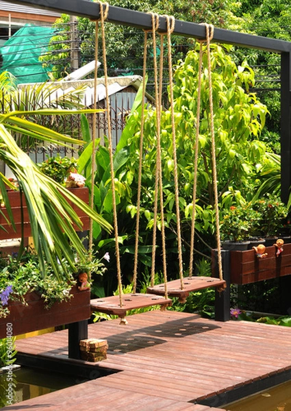 Obraz swing on playground