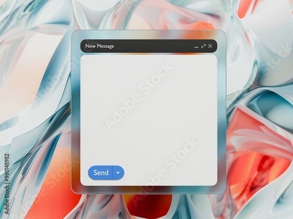 Fototapeta Email Template for mockup