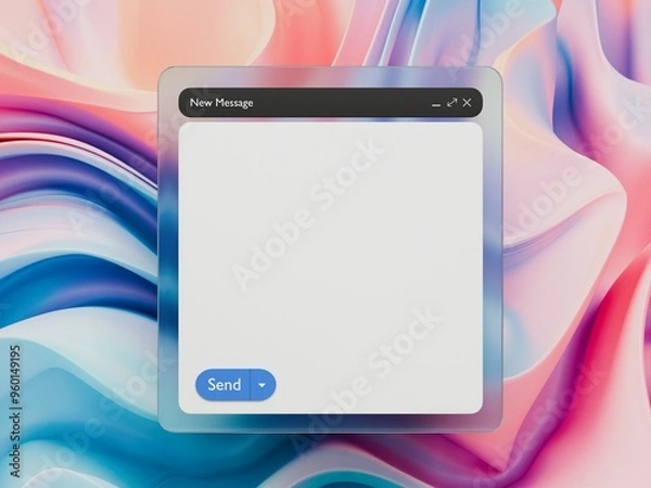 Fototapeta Email Template for mockup