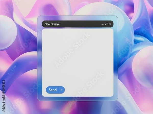 Fototapeta Email Template for mockup