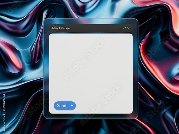 Fototapeta Email Template for mockup