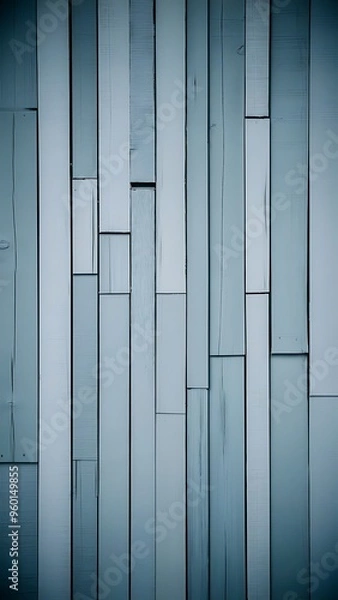 Fototapeta Light grey striped wooden background on white