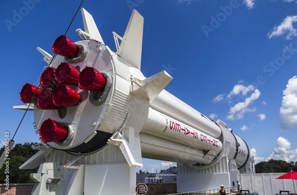 Obraz Big Rocket in Kennedy Space Center