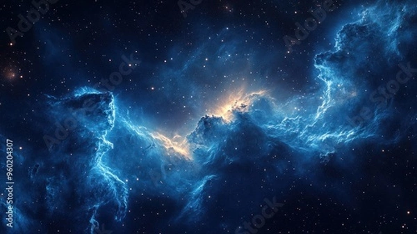 Fototapeta Galaxy background illustration with stars, space galaxy background, background with space, milky way supernova