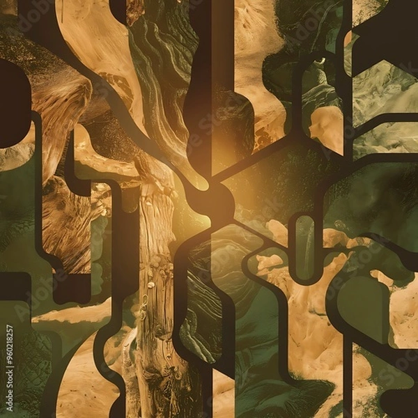 Fototapeta Earthy background image and design element