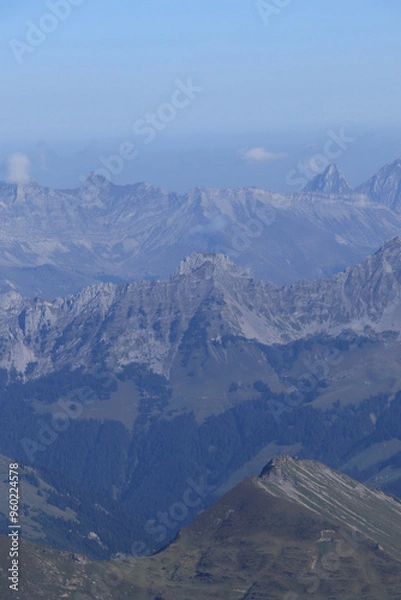 Obraz Alpine mountain ranges