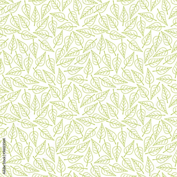 Fototapeta Seamless pattern leaf texture
