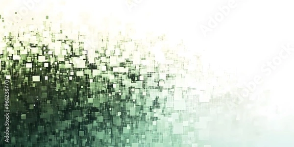 Fototapeta Abstract green check box and white space gradient background