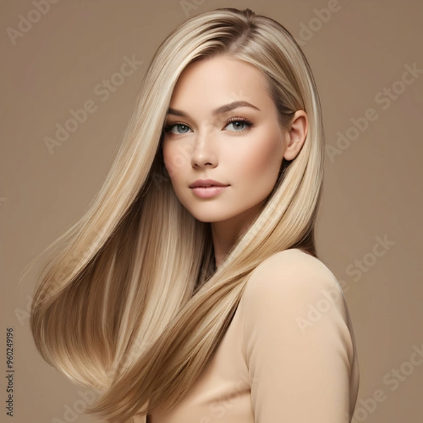 Fototapeta 금발머리여지