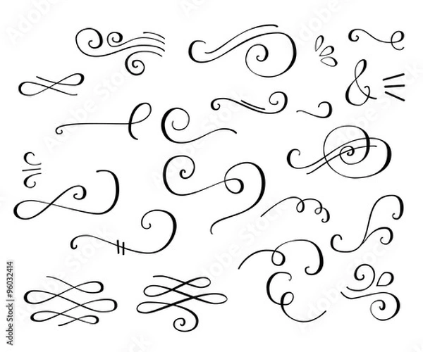 Obraz Rozwijać wirować ozdobną dekorację