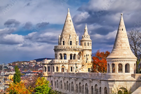 Obraz Fishermen's Bastion in Budapest