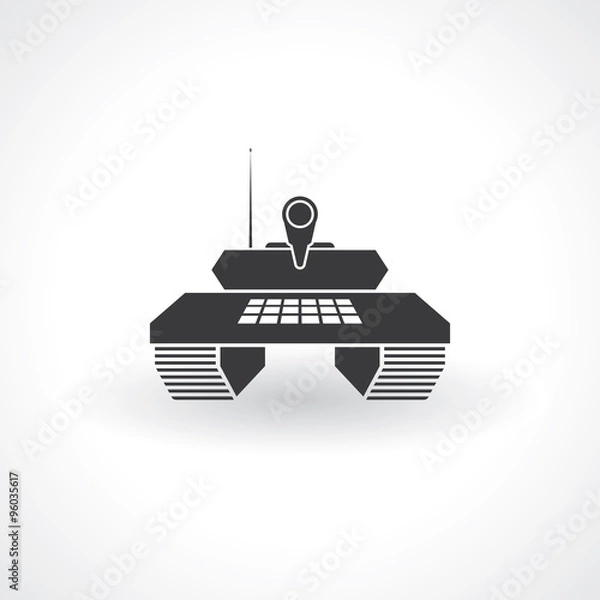 Fototapeta tank icon