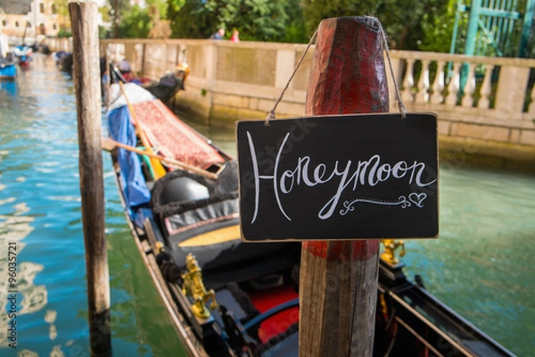 Obraz Honeymoon sign