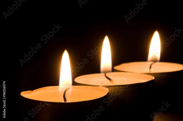 Obraz burning candle