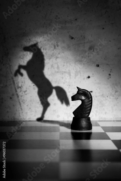 Obraz Schachfigur Pferd