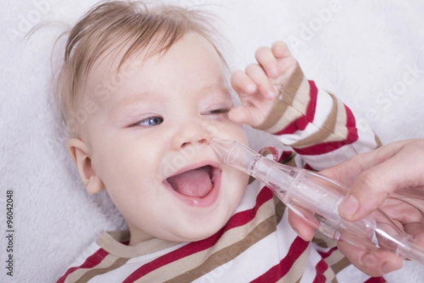 Fototapeta Mucus suction