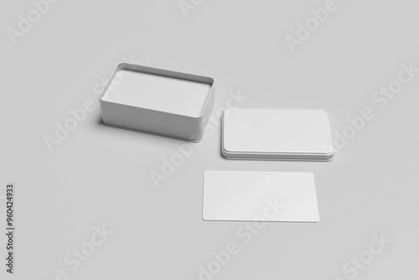 Obraz tin box mockup