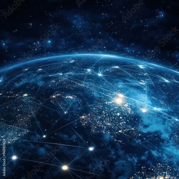 Fototapeta web banner for global connection in business , information and trade --v 6.1 Job ID: 1a9182c6-8ebd-4424-ad5e-717ca8d7cc6a