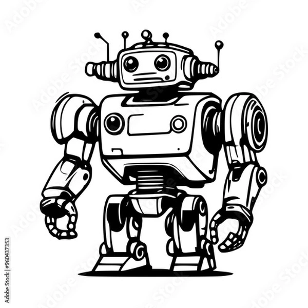 Obraz robot illustration
