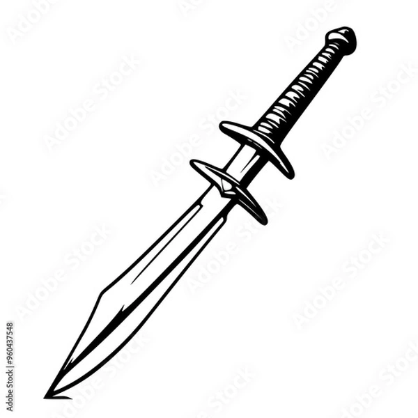 Obraz two crossed swords