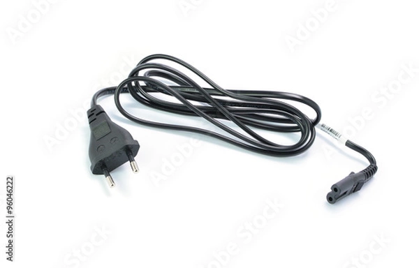 Obraz Cable Plug isolated on White Background