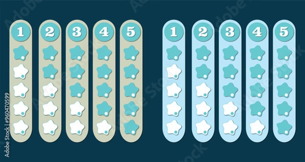 Fototapeta Star Blue Review Customer Rating