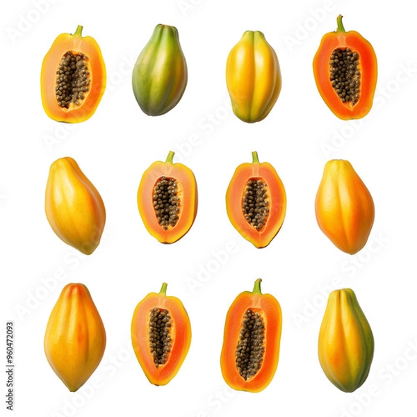 Obraz papaya transparent background